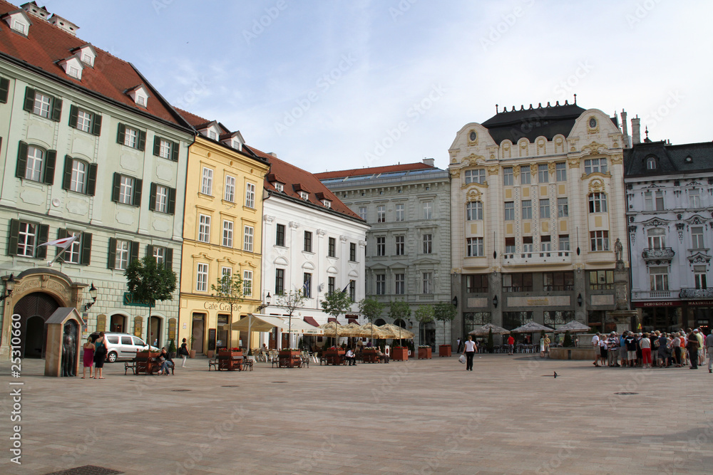 Obraz premium Btratislava,la place principale