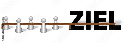 gemeinsam ans Ziel gelangen