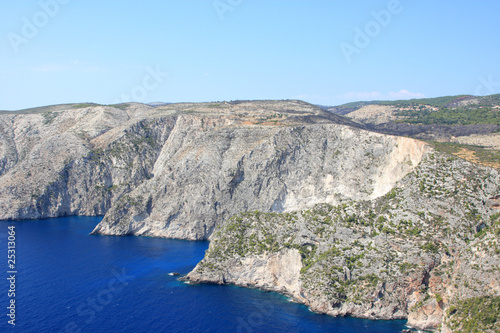 Coastline of Zakynthos, Greece