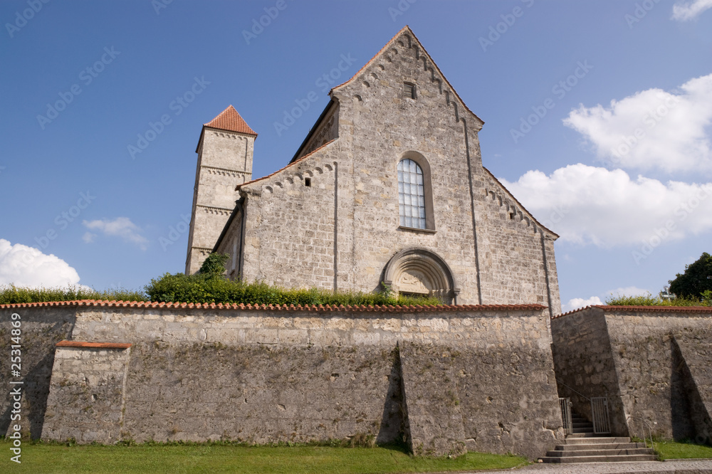 Michaelskirche, a Romanesque Basilica in Altenstadt (Germany)