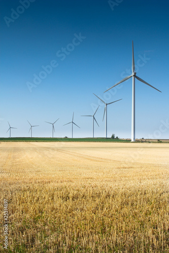 Wind generator field - Renewable Energy Background