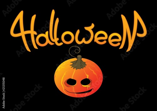 Halloween inscription