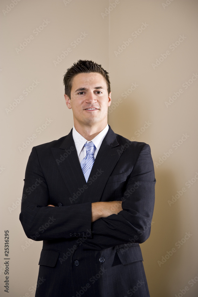 Portrait of businessman wearing suit Portrait of businessman wearing suit