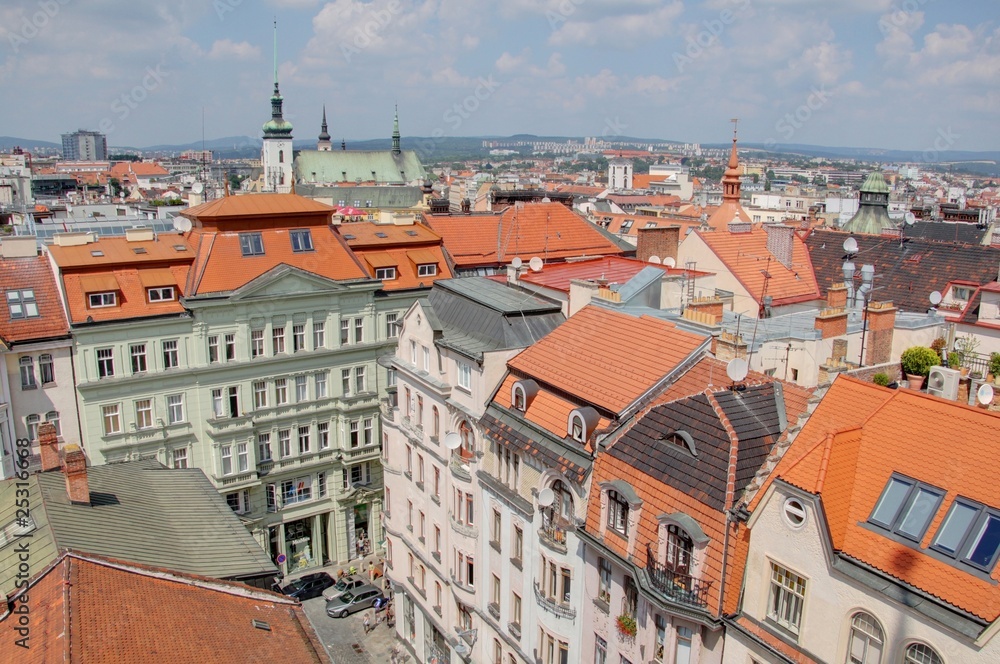 Obraz premium vue generale de brno
