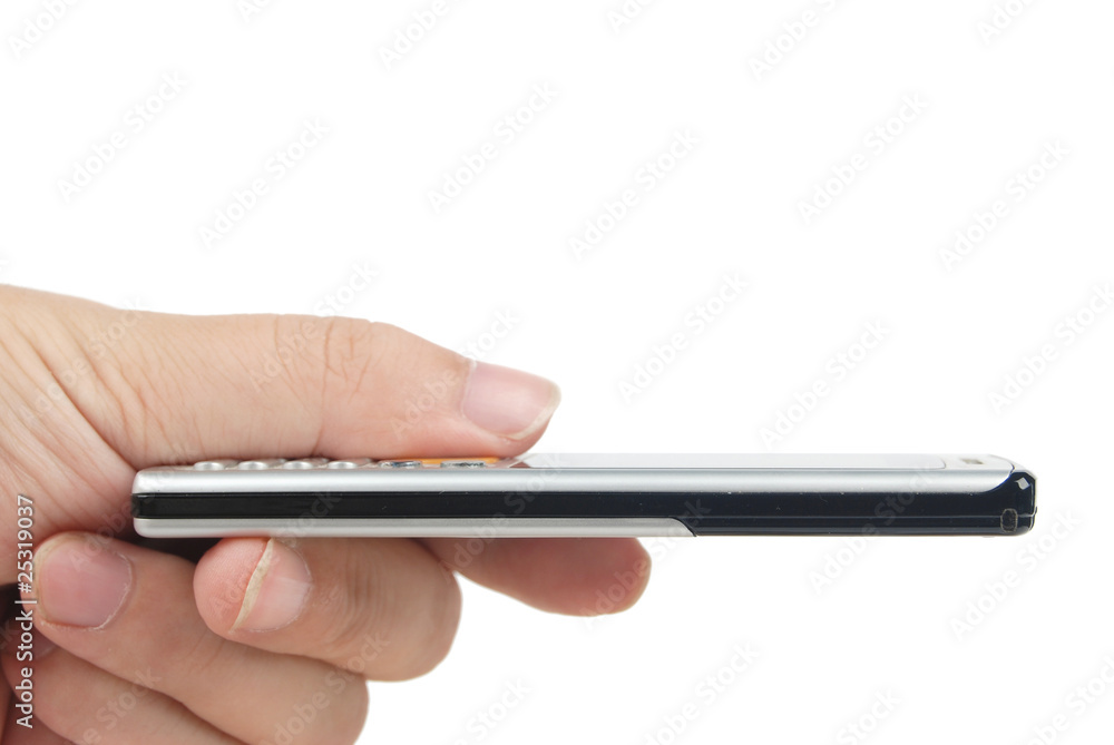 cellphone in hand cellphone in hand