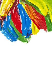 color strokes oil paint brush art