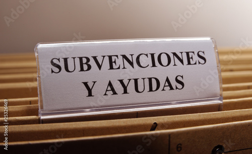 Plakat subvenciones y ayudas