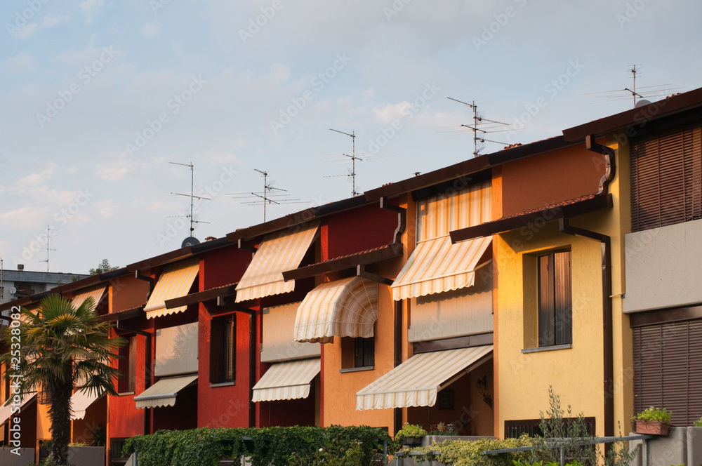 Row of houses Row of houses