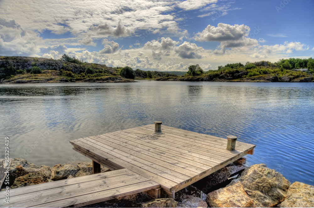 Naklejka premium In den Schären von Flatön, Schweden