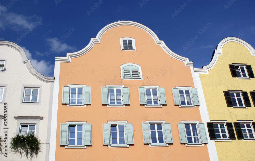 Fototapeta premium Silberzeile in Schärding