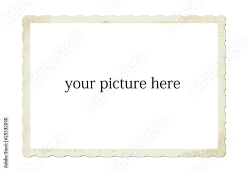 Quadro su tela Fotorand für ihr Foto
