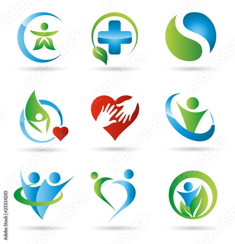 Gesundheitsvorsorge Logos