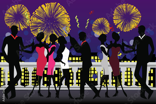 New Year Party Celebration