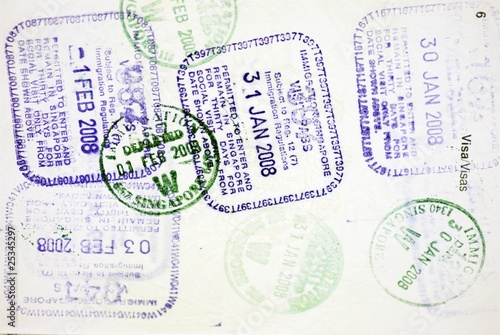 Canvas Print visa