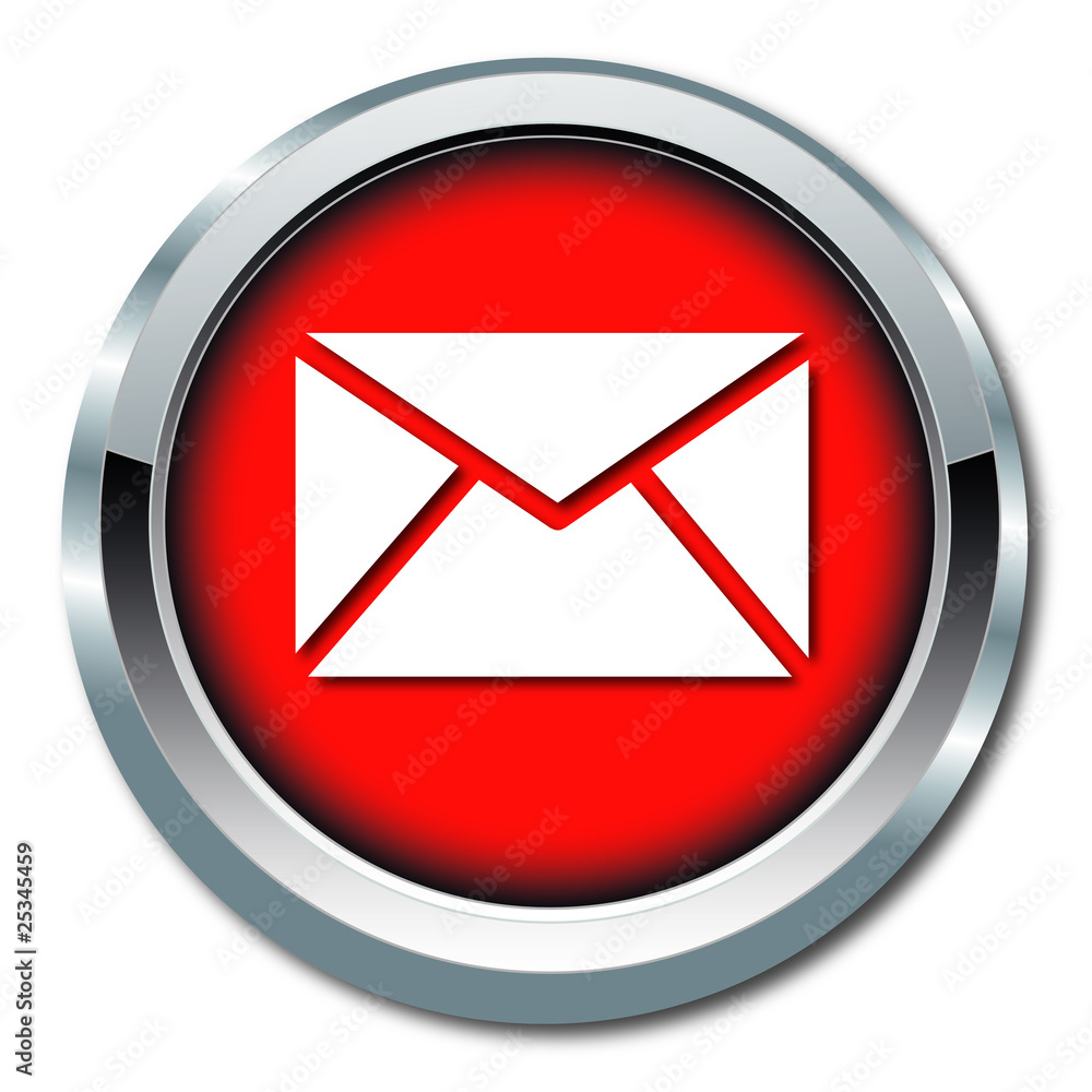 E-Mail Icon in Rot E-Mail Icon in Rot