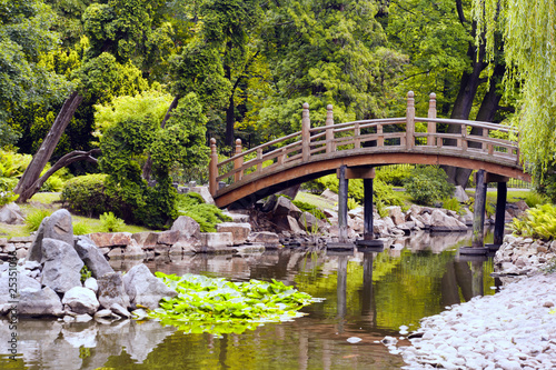 Japanese garden in Wroclaw, Poland