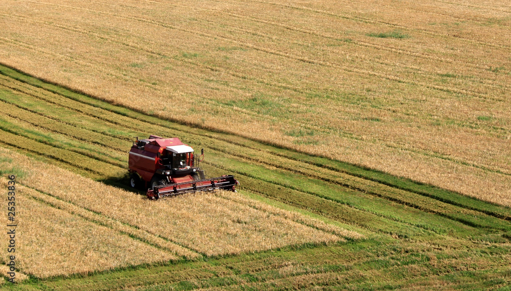 Fototapeta premium Combine machine