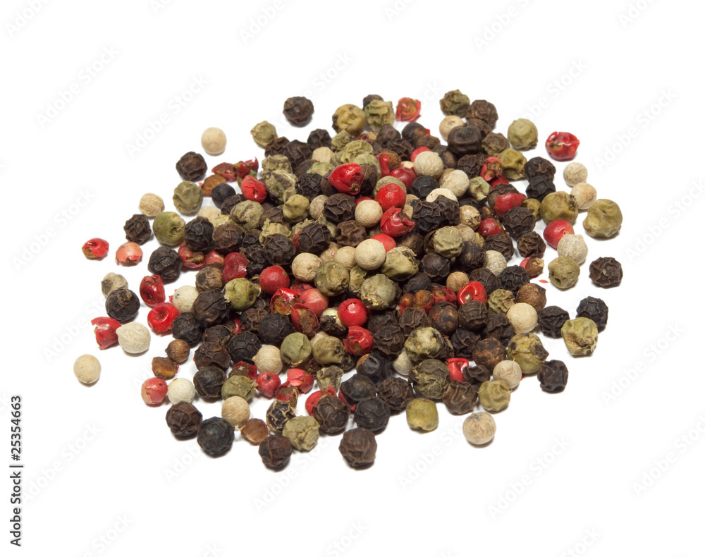 Closeup of mixed pepper Closeup of mixed pepper