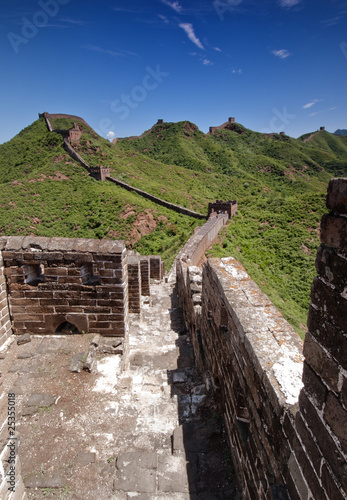 The Great Wall of China between Jinshanling and Simatai. photo