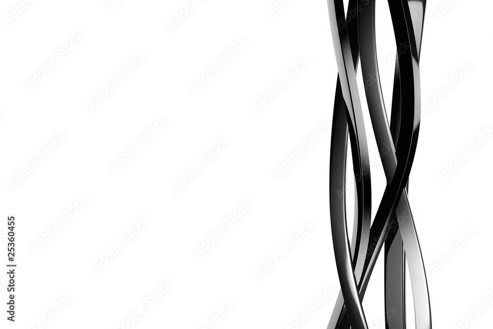 vertical curved shiny black-and-white elements vertical curved shiny black-and-white elements