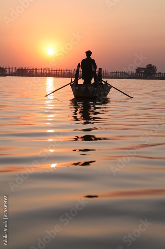 pont Ubein - Myanmar Birmanie © Marc AZEMA