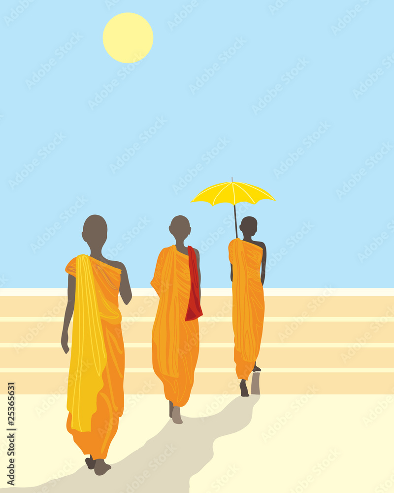 buddhist monks