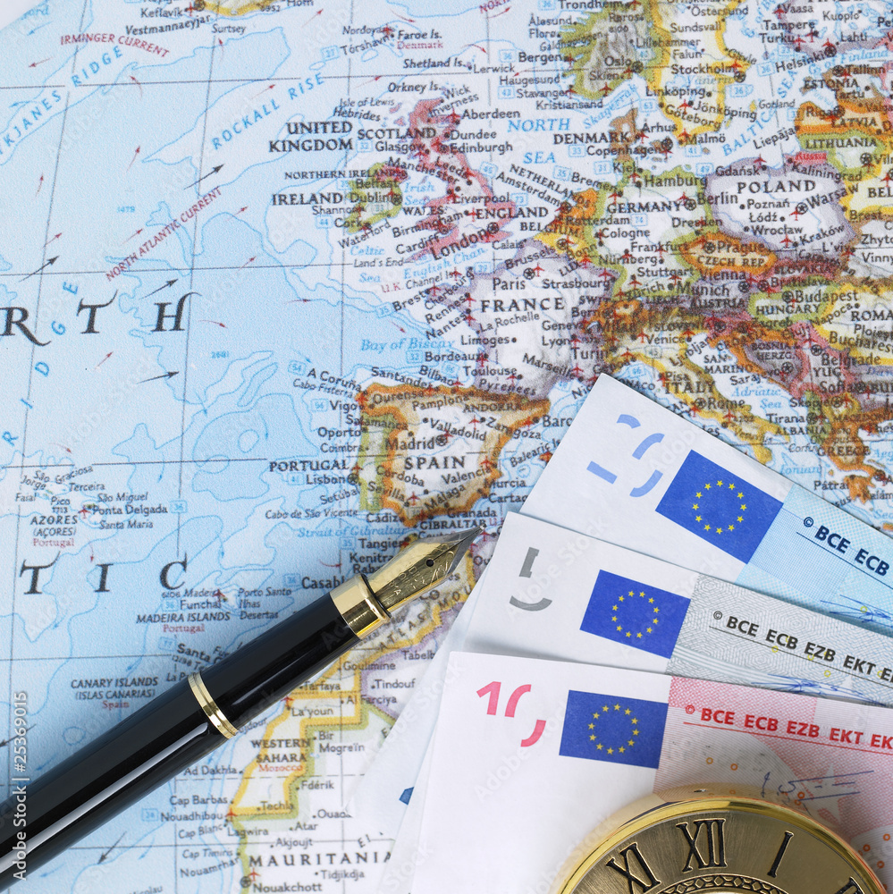 Naklejka premium finance - currency