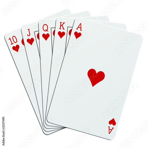 Quinte flush en coeur