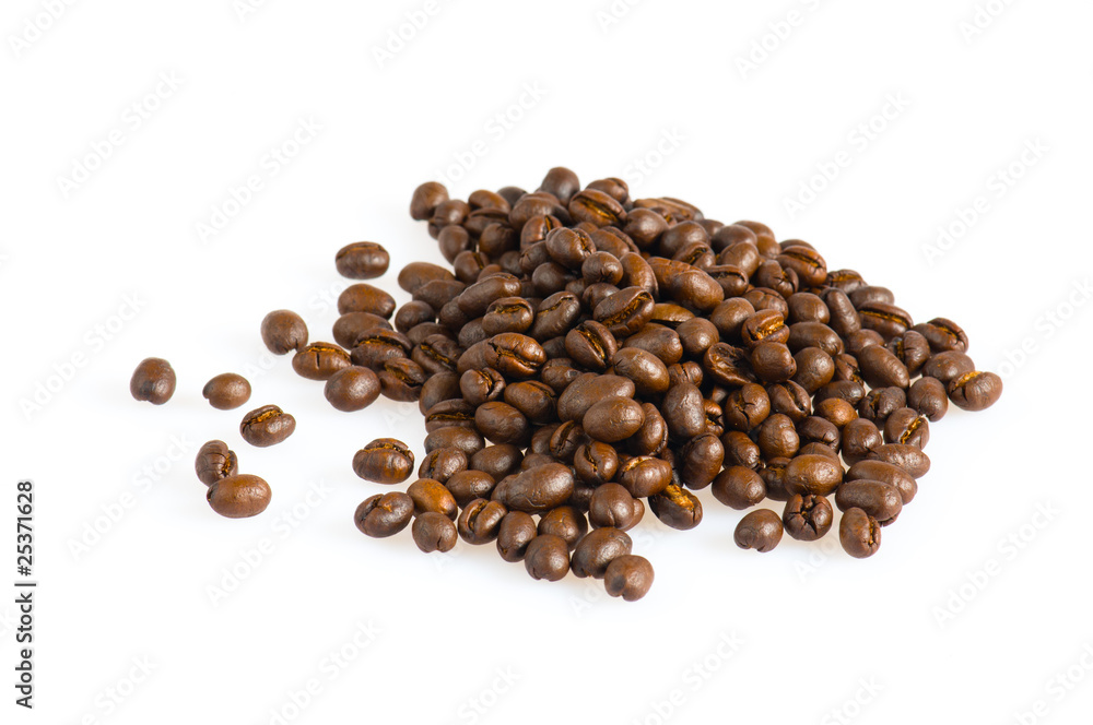 Hill of coffee grains Hill of coffee grains