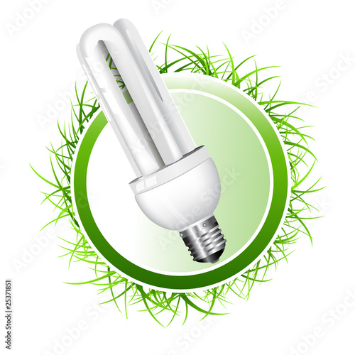 economical bulb vector illustration