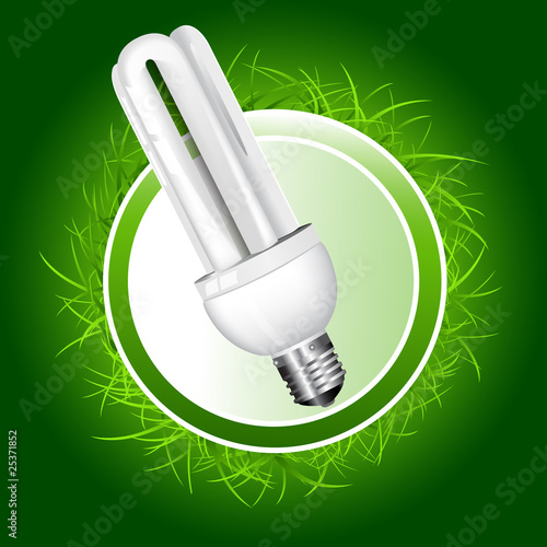 economical bulb vector illustration