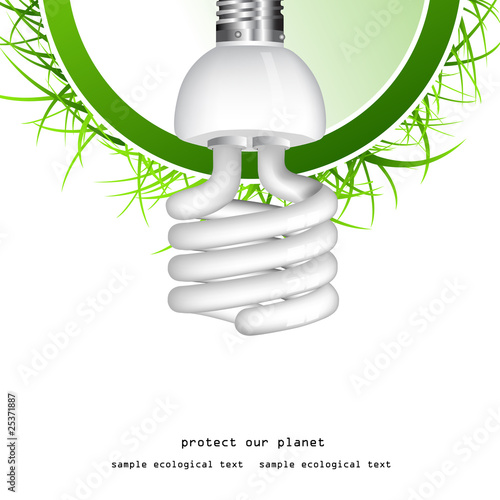 economical bulb background