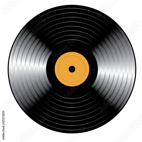 Retro vinyl Record. Vector illustration