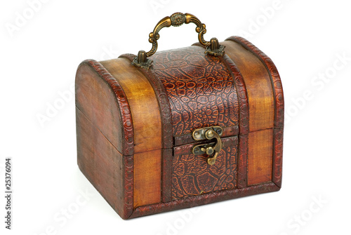 Closed wooden chest