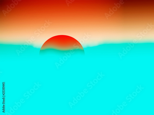 sunrise, illustration © Olena Svechkova
