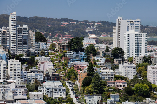 Lombard Street in San Francisco, California