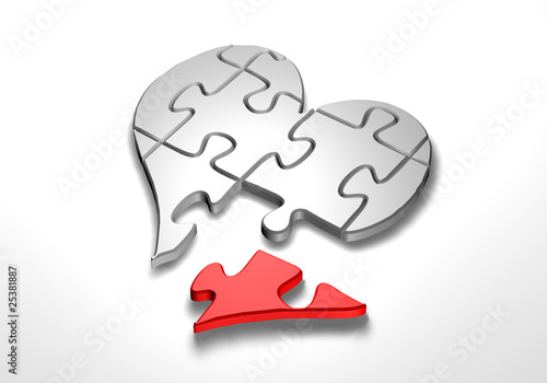 Herz-Puzzle