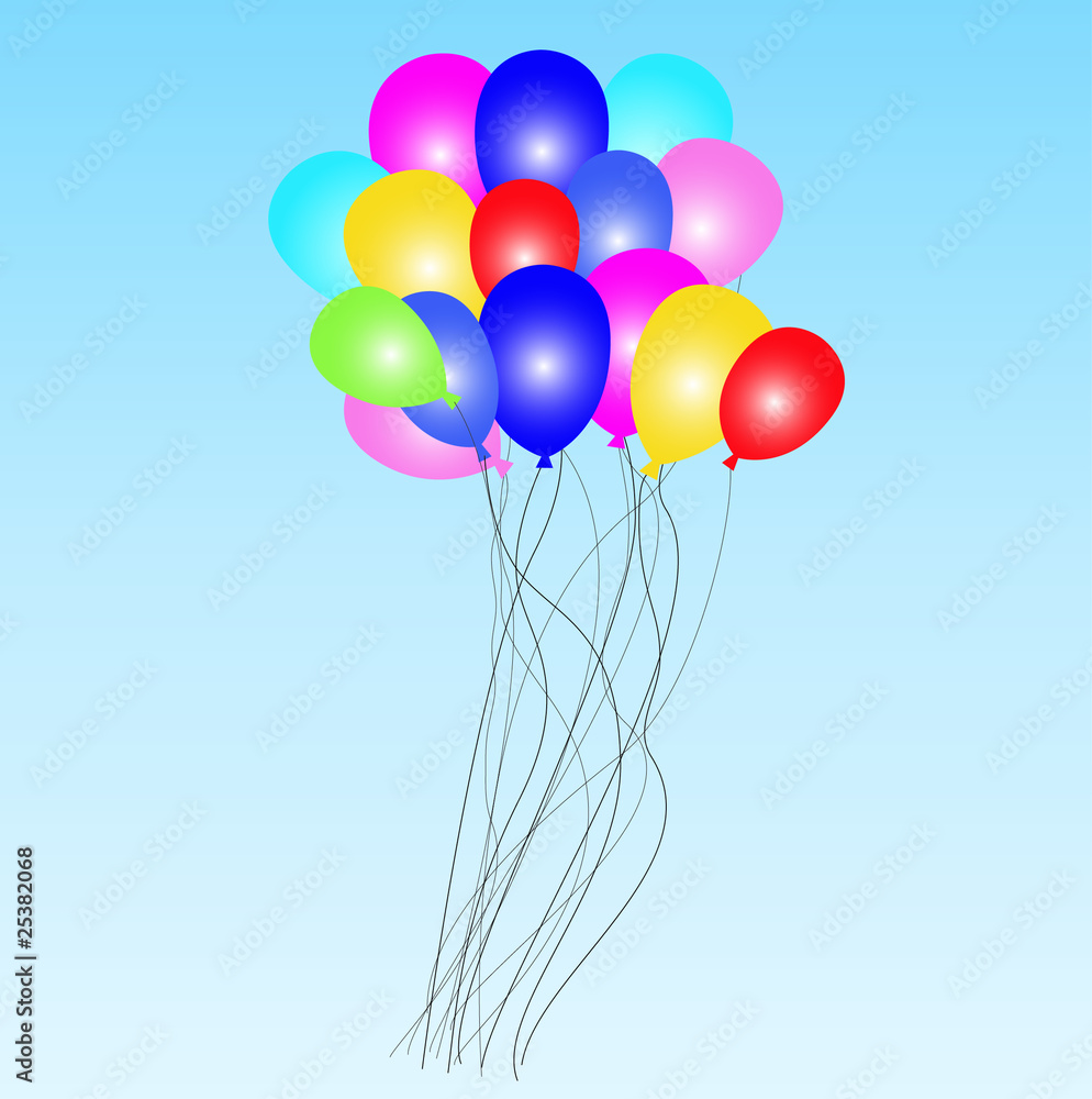 fliegende Luftballons fliegende Luftballons