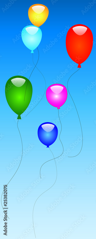 fliegende Luftballons