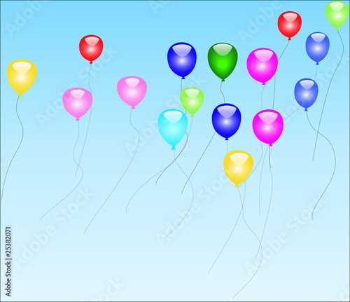 fliegende Luftballons