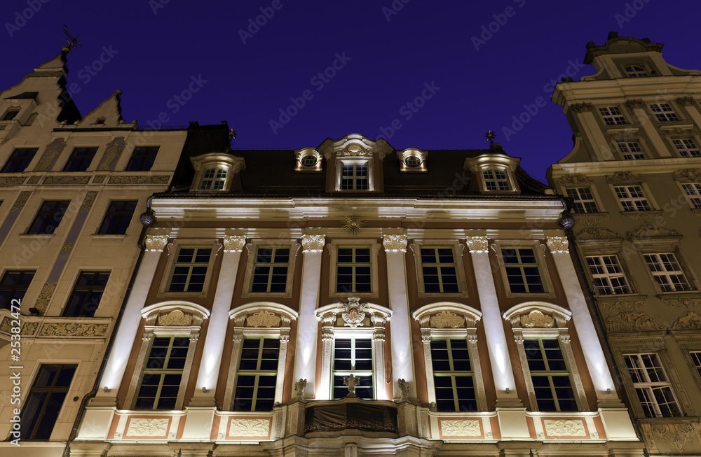 An elegant baroc facade