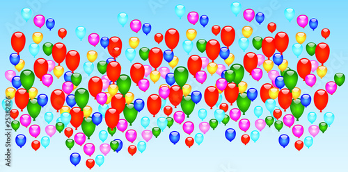 fliegende Luftballons
