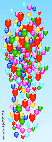 fliegende Luftballons