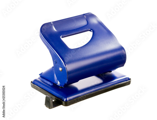 Schilderij op canvas Blue office puncher
