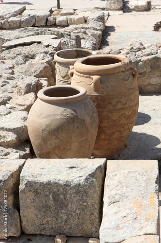 Giant clay jars from the Palace of Knossos © Arkady Chubykin