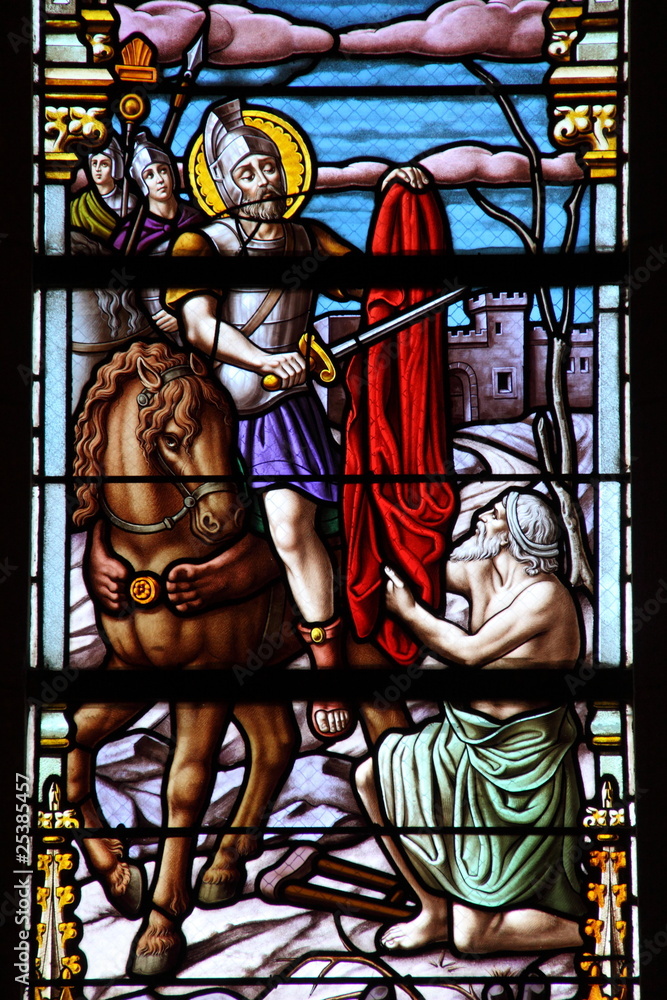 Obraz premium Vitrail, Batz sur Mer