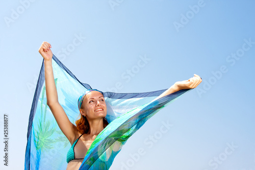 Woman with sarong