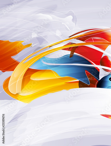 abstract vector graphic, bright background in graffiti
