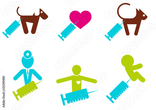 impfung gesundheit heilung zeichen symbol