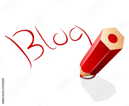 Blog concept vector illustration.